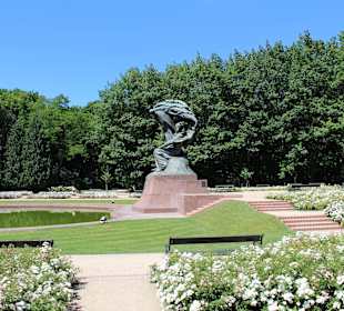 Łazienki królewskie, park