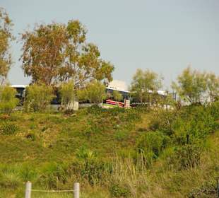 Zum Berg hoch gesehen