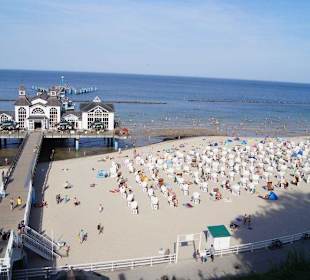 Blick auf die Seebrücke