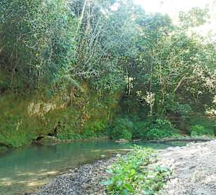 Beginn des Anstieges