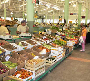 Markthalle in San Mateo 
