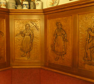 Im Restaurant Zur Post im Zentrum von Ruhpolding