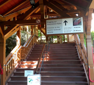 Fahrt mit der Königstuhlbahn