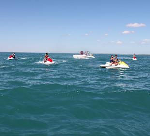 Ausflug mit den Jetski