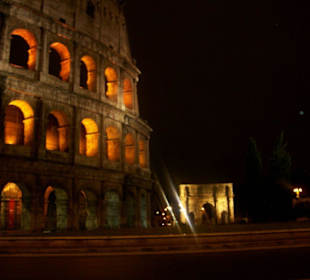 Colloseum und Konstantibnbogen
