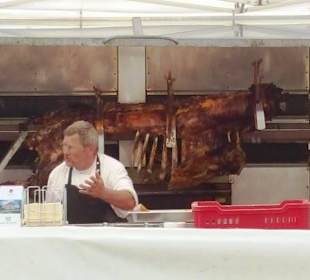 Da brutzelt er hin.....