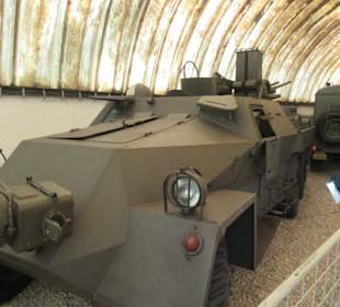 Auf dem Gelände des Militärmuseums Lesany