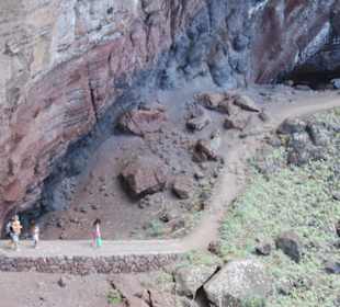 Weg zur Playa de Nogales