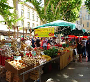 Rundgang über den Wochenmarkt von Aix-en-Provence