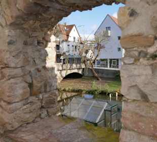 Durchblick am Wehrgang
