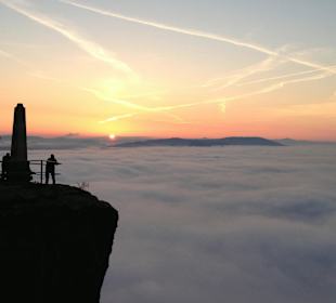 Sonnenaufgang auf dem Lilienstein