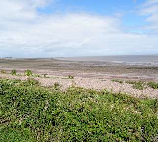 Von der Strecke sieht man das Meer