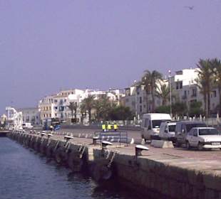 Hafen von Eivissa (Ibiza Stadt) mit Dalt Villa