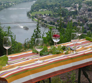 Blick aus der  Lage Zeltinger Sonnenuhr 