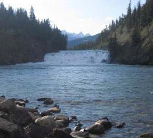 Bow Falls: Blick gegen Westen