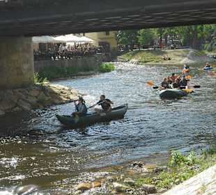 Bootfahren auf der Moldau