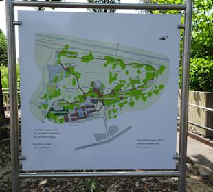 Lageplan des Botanischen Gartens Düsseldorf