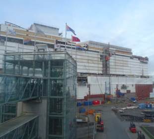 Bau eines Teils im Außengelände