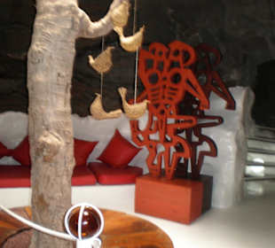 Eine der Lavablasen in Cesar Manriques Haus