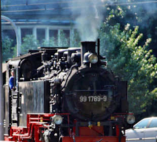 Keuchend und dampfend  Dampflok Baureihe 99-1789-9