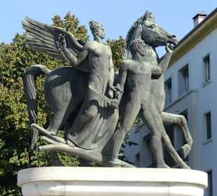 Reiterstatuen Ponte della Vittoria