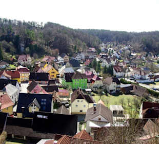 Der Ausblick auf Gößweinstein