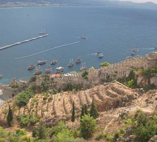 Alanya Altstadt mit Hafen