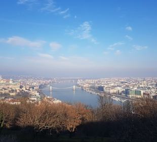 Ausblick auf Budapest