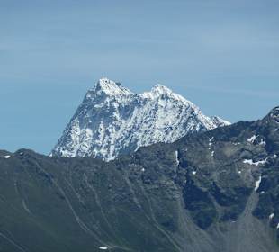 Aussicht auf die Schnee Berge
