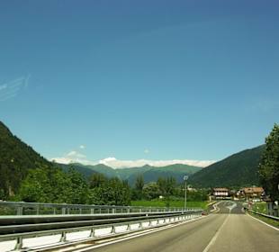 Im Juli Anfahrt zum Plöckenpass