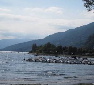 Uferpromenade in Richtung Dongo