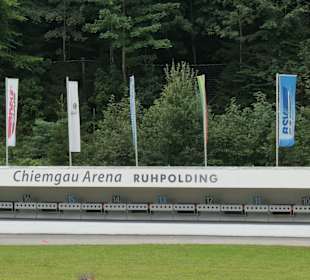 Besuch im Biathlon-Stadion von Ruhpolding