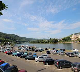 Blick von der Haltestelle