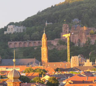Blick vom jil Rooftop zur Altstadt und zum Schloss