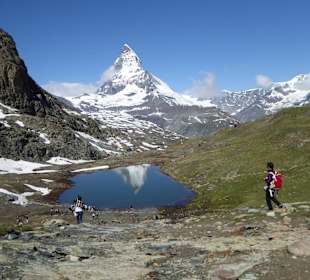 Matterhorn-Spiegelung im Riffelsee