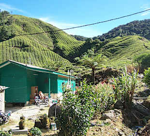 Arbeiterwohnungen in den Bergen