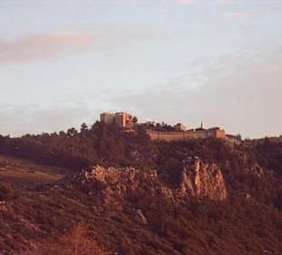 Die Burg, Sicht vom Kleopatastrand.