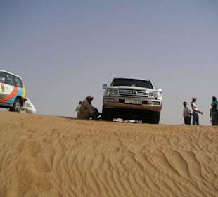 Vorbereitung zur Wüstenfahrt