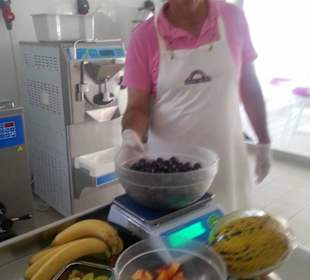 Herstellung von Gelato