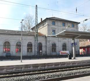 Stopp im Bahnhof von Lauda