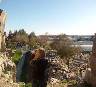 Panorama vom Berg an den Felsengräbern