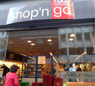 Blick auf das Geschäft