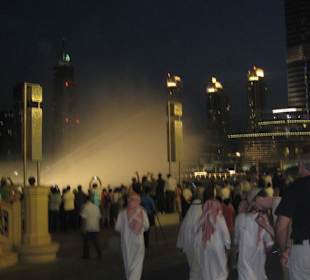 Fontänen vor der Dubai Mall