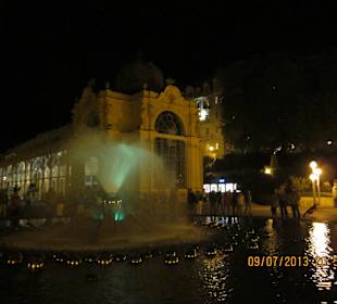 Die singende Fontäne im Kurpark