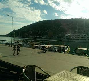 Toller Ausblick  im Hafen von Alanya