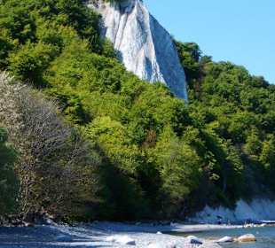 Königsstuhl vom Strand aus