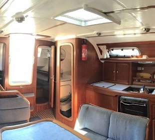 Bavaria 38 Boleor - le carré (vu de l'avant)