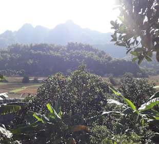 Blick Terasse Mai Chau Ecolodge