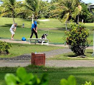 Spaziergang über den Platz