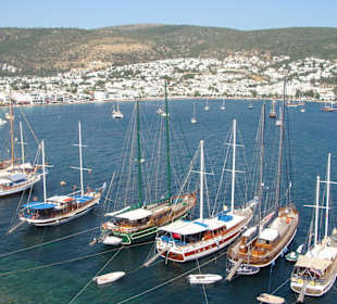Widok z zamku w Bodrum